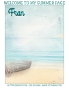 WELCOME TO MY SUMMER PAGE.. Fran, BEACH, OCEAN, TEXT