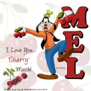 Mel - Goofy (c) Disney - Cherries - I Love You