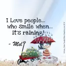 Mel - People Who Smile - Rain - Wagon