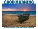 GOOD MORNING, BEACH, OCEAN, TEXT, GREETINGS