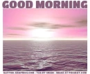 GOOD MORNING, BEACH, OCEAN, TEXT, GREETINGS