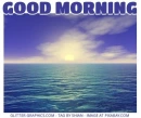 GOOD MORNING, BEACH, OCEAN, TEXT, GREETINGS