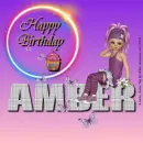 Amber - Butterflies - Cup Cake - Girl