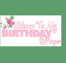Welcome to my Birthday Page