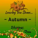 Fran - Autumn - Leaves - Blessings