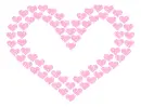 heart made of hearts
