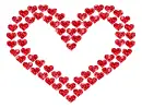 heart made of hearts
