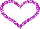 heart made of hearts