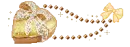 Gold Heart Bow ~ div
