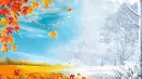 Autumn into Winter ~ Background