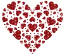 heart made of hearts