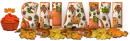 Pumpkins/Leaves - Shaki