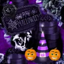 Seamless Halloween Background