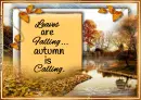Leaves - River - Autumn - Is Calling