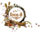Love it,  Seasons, Autumn, Text, GG Related