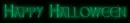 Green Flashing Halloween