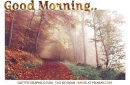 GOOD MORNING, AUTUMN, SEASONS, TEXT, NATURE