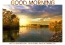 GOOD MORNING, AUTUMN, SEASONS, TEXT, NATURE