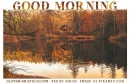 GOOD MORNING, AUTUMN, SEASONS, TEXT, NATURE