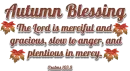 Autumn Blessing