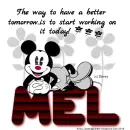 Mel - Mickey Mouse (C)Disney - Tomorrow - Flowers