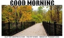 GOOD MORNING, AUTUMN, SEASONS, TEXT, NATURE