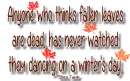 Anyone who thinks...