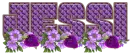 Purple flowers with strawberries - Jessi