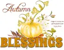 Autumn Blessings, SEASONAL, FALL, PUMPKINS