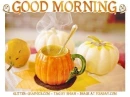GOOD MORNING, PUMPKINS, HOLIDAYS, HALLOWEEN, TEXT