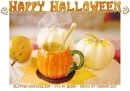 HAPPY HALLOWEEN, PUMPKINS, HOLIDAYS, TEXT, CUTE