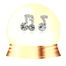 BeatGoesOnRoseGoldMusicGlobe