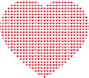 heart made of hearts