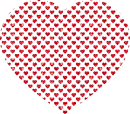 heart made of hearts