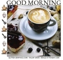 GOOD MORNING, AUTUMN, COFFEE, TEXT, HOLIDAYS