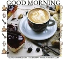GOOD MORNING, AUTUMN, COFFEE, TEXT, HOLIDAYS