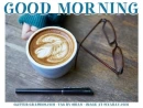 GOOD MORNING, COFFEE, CUTE, FALL, TEXT