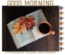 GOOD MORNING, COFFEE, CUTE, FALL, TEXT