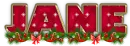 Red stars for Christmas - Jane