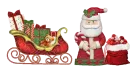 Santa and his sleigh