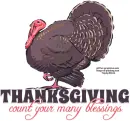 THANKSGIVING.. Count your many blessings