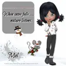 Mel - Snow Falls - Nature Listens - Mouse - Snowman