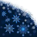 Winter Snowflakes ~ Background