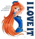 I LOVE IT, WINX CLUB, BLOOM, DRAWINGS, CARTOONS
