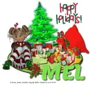 Mel - Happy Holidays - CHRISTmas Tree - Gifts