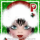 Christmas letter P ~ av ~ fg