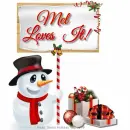 Mel - Loves It - Snowman - Bell - Gifts