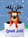 Great Job - Reindeer - Snow