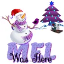 Mel - Snowman - Tree - Sled - Bird
