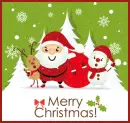 Christmas Snow Scene